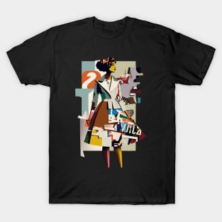 Fashion Collage Magazine Design T-Shirt